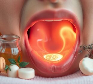 gerklės kutenimas ir sausas kosulys