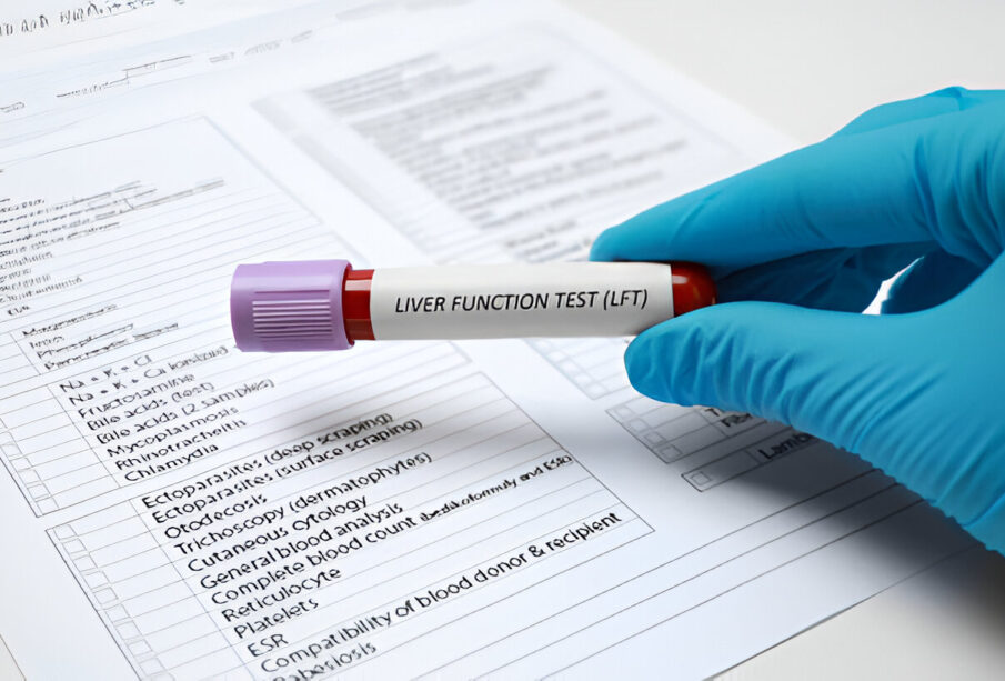 Kepenų funkcijos testas